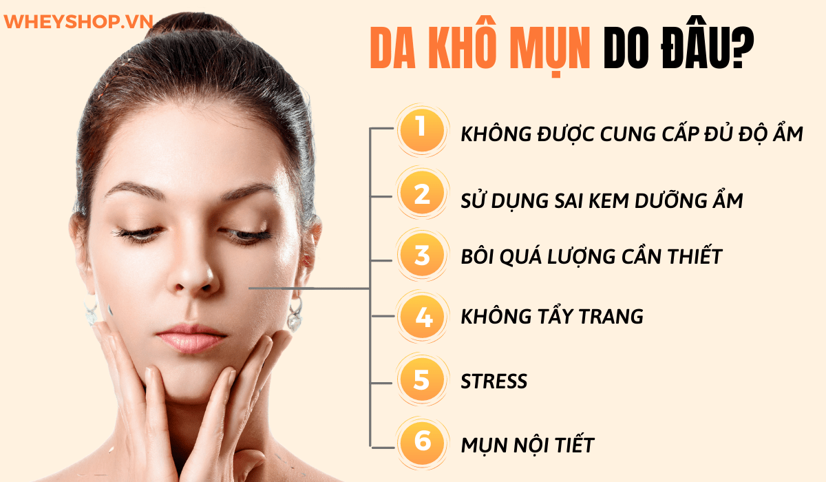 Da khô thường không có mụn và cách chăm sóc da khô thường là chú trọng dưỡng ẩm cho da. Tuy nhiên, vẫn có khá nhiều người sở hữu làn da khô mụn. Nếu không...