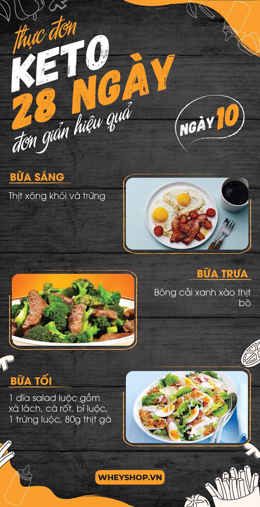 Nếu bạn đang băn khoăn tìm kiếm thực đơn keto 28 ngày thì hãy cùng WheyShop tham khảo chi tiết bài viết ngay sau đây nhé...