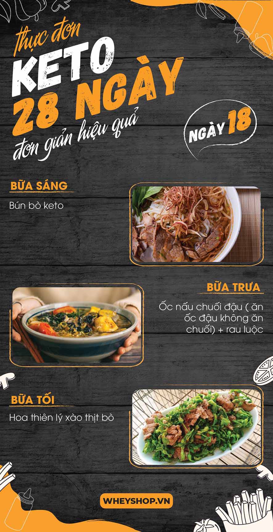 Nếu bạn đang băn khoăn tìm kiếm thực đơn keto 28 ngày thì hãy cùng WheyShop tham khảo chi tiết bài viết ngay sau đây nhé...