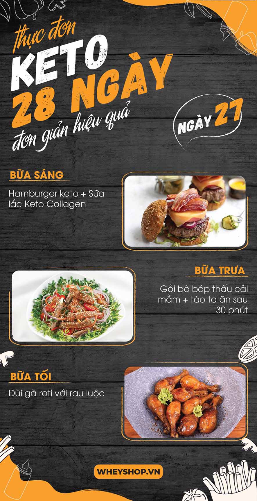 Nếu bạn đang băn khoăn tìm kiếm thực đơn keto 28 ngày thì hãy cùng WheyShop tham khảo chi tiết bài viết ngay sau đây nhé...