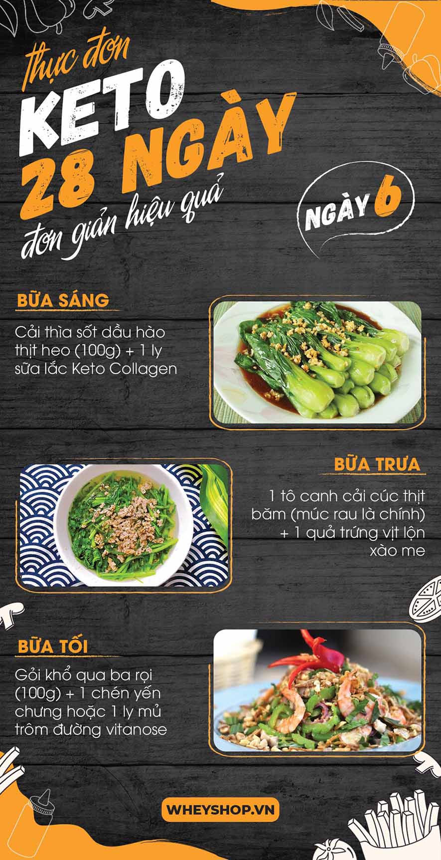 Nếu bạn đang băn khoăn tìm kiếm thực đơn keto 28 ngày thì hãy cùng WheyShop tham khảo chi tiết bài viết ngay sau đây nhé...