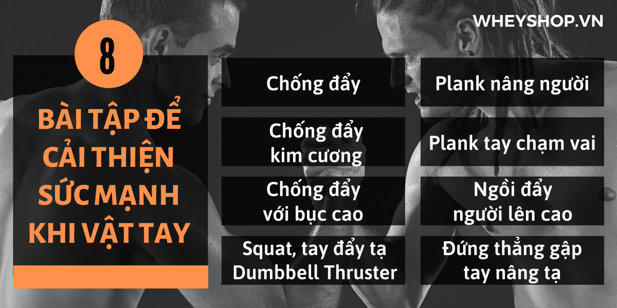 Vật tay là một trong những môn đối kháng phổ biến nhất ở các phòng tập gym. Do đó, trong bài viết ngày hôm nay, WheyShop sẽ chia sẻ với các bạn cách vật tay...