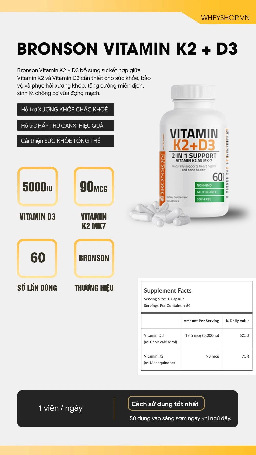 bronson vitamin k2 d3