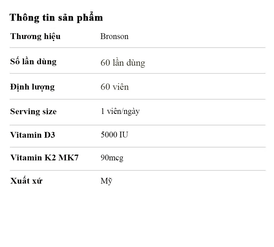bronson vitamin k2 d3