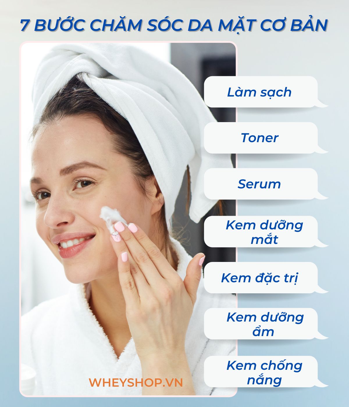 Nếu bạn đang băn khoăn trong việc lựa chọn các bước chăm sóc da sao cho hiệu quả, tiết kiệm thì hãy cùng WheyShop tham khảo bài viết ngay nhé...