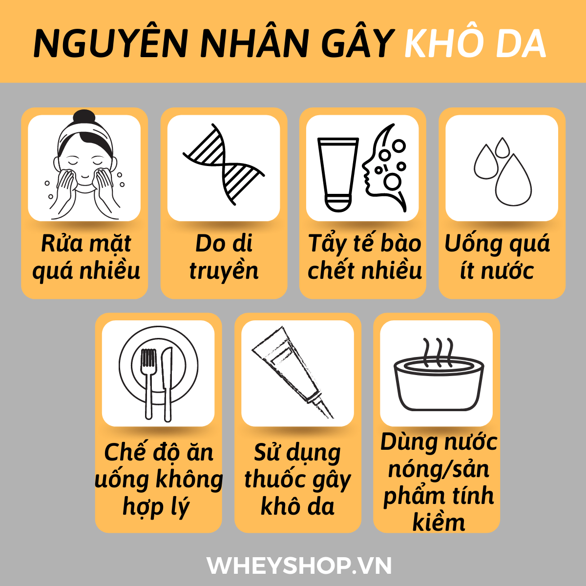 Nếu bạn đang băn khoăn tìm cách cấp ẩm cho da khô đơn giản hiệu quả tại nhà thì hãy cùng WheyShop tham khảo chi tiết bài viết...