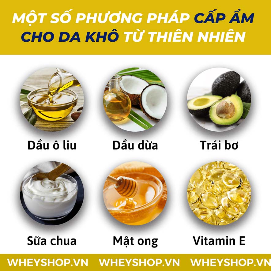Nếu bạn đang băn khoăn tìm cách cấp ẩm cho da khô đơn giản hiệu quả tại nhà thì hãy cùng WheyShop tham khảo chi tiết bài viết...