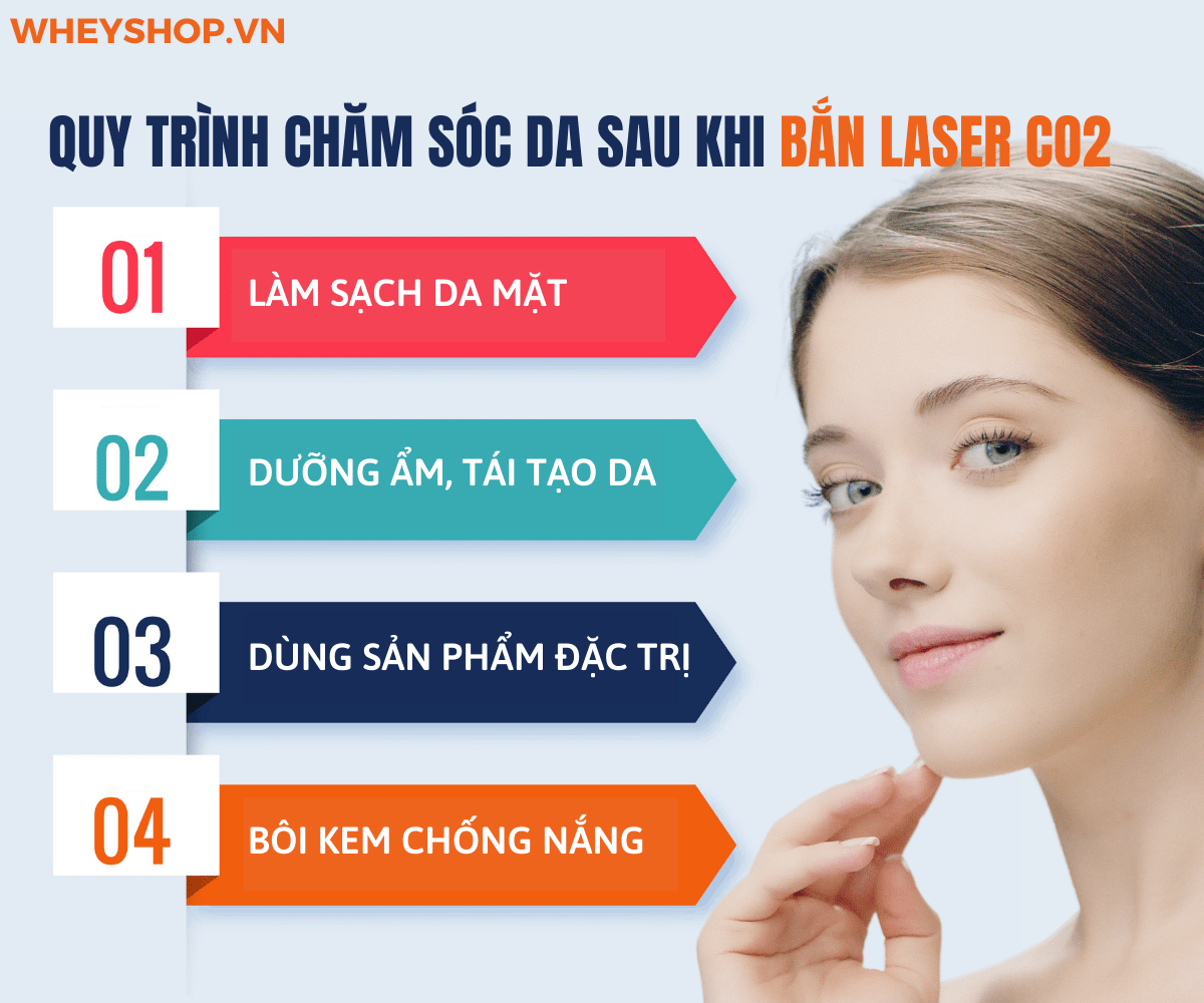 Sau quá trình điều trị, thói quen chăm sóc da sau khi bắn laser co2 hàng ngày đóng vai trò thúc đẩy quá trình chữa lành vết thương, tăng cường sức khỏe làn...