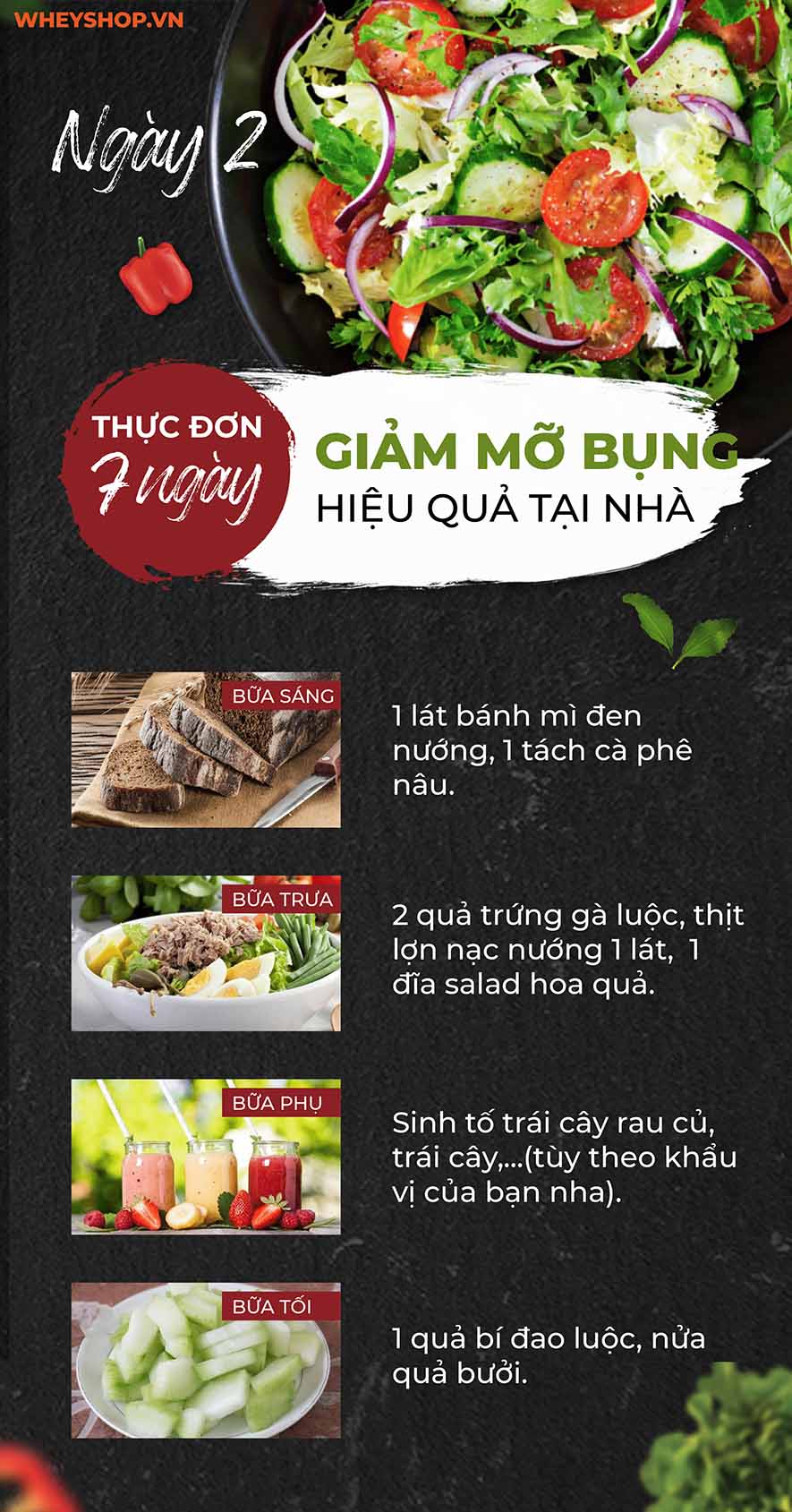 Nếu bạn đang có một thân hình cân đối, tuy nhiên dạng người dễ dàng béo bụng thì WheyShop ở đây để giúp đỡ bạn cách giảm mỡ bụng tại nhà hiệu quả trong 1...