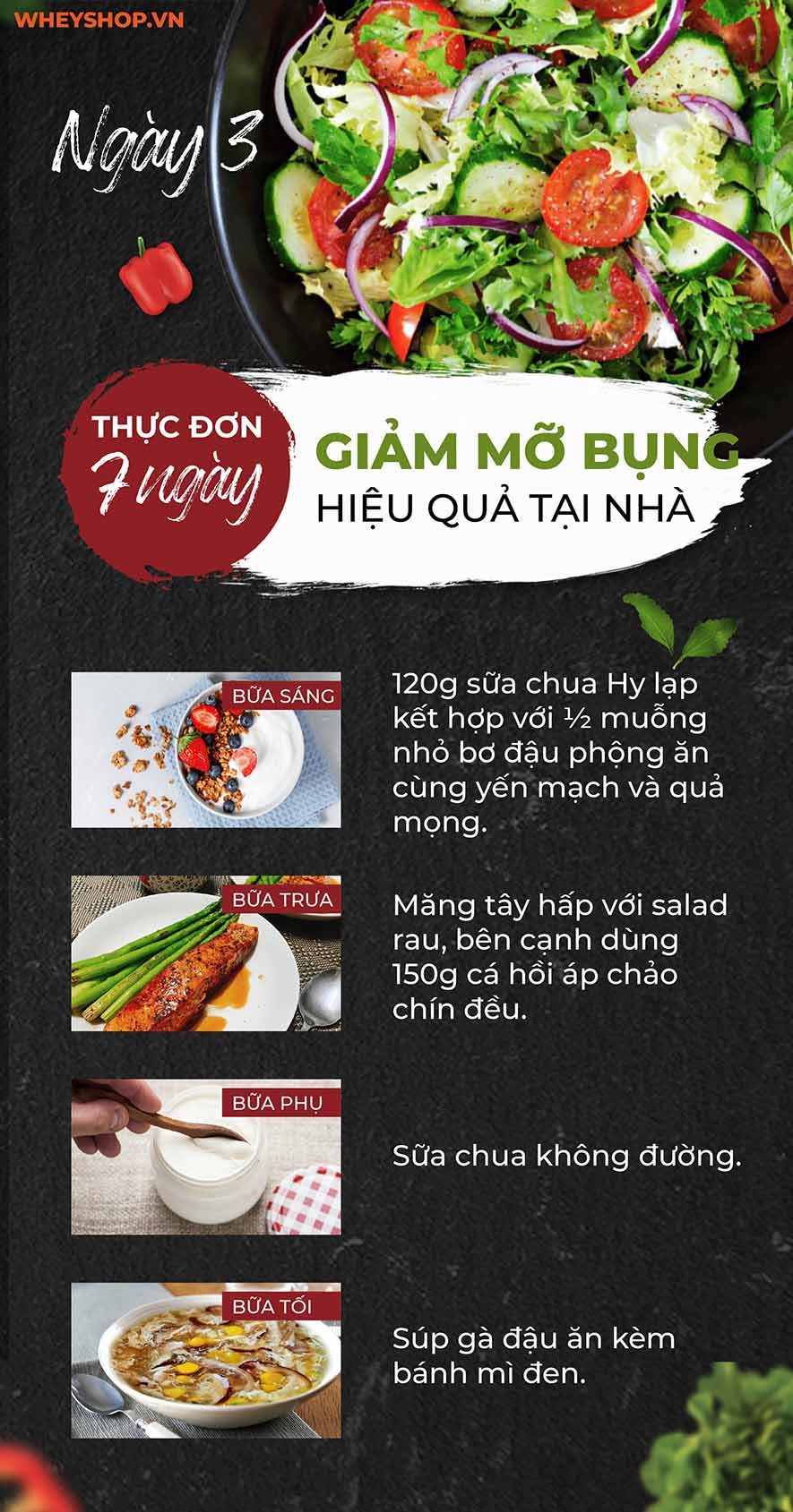 Nếu bạn đang có một thân hình cân đối, tuy nhiên dạng người dễ dàng béo bụng thì WheyShop ở đây để giúp đỡ bạn cách giảm mỡ bụng tại nhà hiệu quả trong 1...