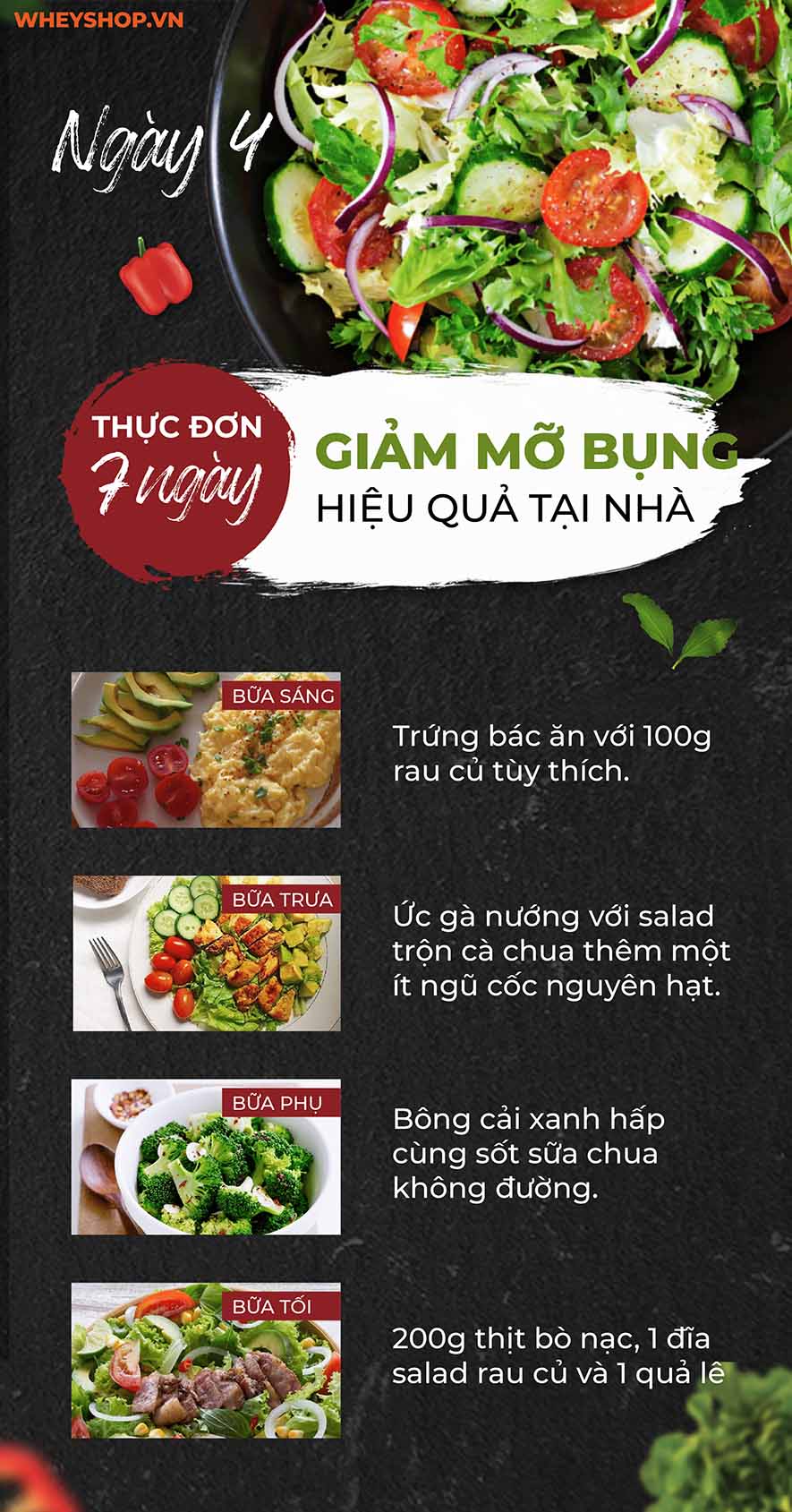 Nếu bạn đang có một thân hình cân đối, tuy nhiên dạng người dễ dàng béo bụng thì WheyShop ở đây để giúp đỡ bạn cách giảm mỡ bụng tại nhà hiệu quả trong 1...