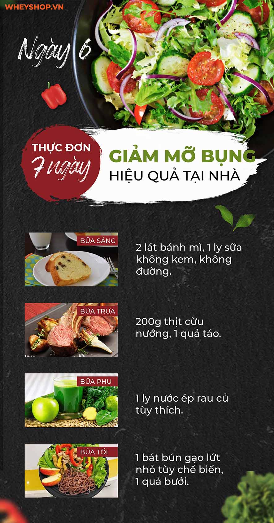 Nếu bạn đang có một thân hình cân đối, tuy nhiên dạng người dễ dàng béo bụng thì WheyShop ở đây để giúp đỡ bạn cách giảm mỡ bụng tại nhà hiệu quả trong 1...