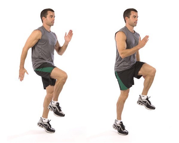 chạy bộ tại chỗ không cần máy