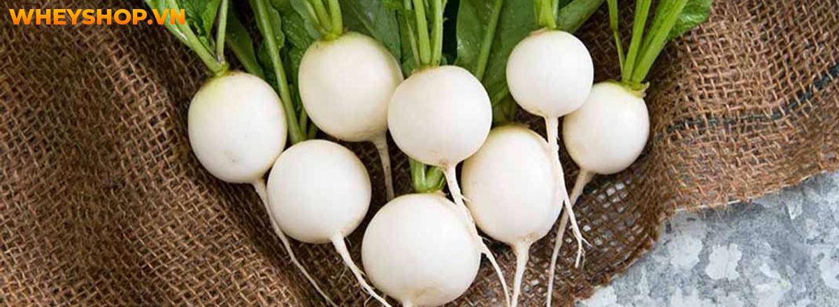 Những lưu ý khi sử dụng củ cải trắng 