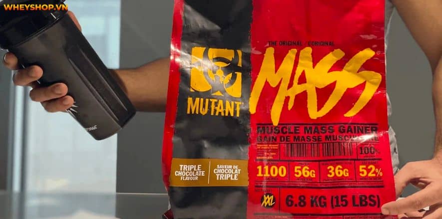 Review đánh giá Mutant Mass có tốt không ? Cách sử dụng Mutant Mass hiệu quả, So sánh Mutant mass và Muscle Mass Gainer loại nào tăng cân tốt hơn