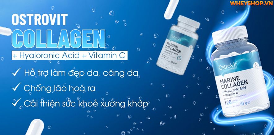 Nếu bạn đang phân vân đánh giá Ostrovit Collagen+Hyaloronic Acid+Vitamin C có tốt không thì hãy cùng WheyShop tham khảo qua bài viết ngay nhé...