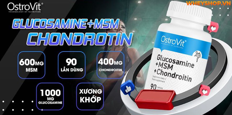 Nếu bạn đang phân vân không rõ Ostrovit Glucosamine + MSM + Chondroitin có tốt không thì hãy cùng WheyShop review đánh giá sản phẩm qua bài viết...