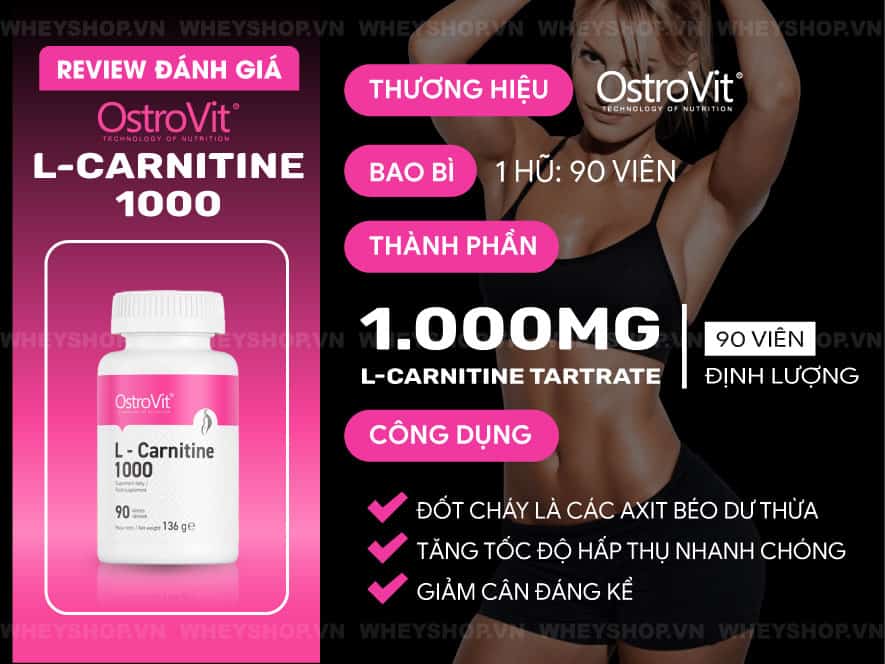 Nếu bạn đang tìm hiểu về Ostrovit L Carnitine thì hãy cùng WheyShop review đánh giá Ostrovit L Carnitine có tốt không qua bài viết...