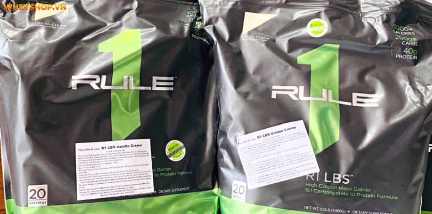 Rule 1 Mass Gainer nhận được nhiều lời khen là sữa tăng cân vô cùng hiệu quả, thơm ngon. WheyShop cùng các bạn review đánh giá Rule 1 Mass Gainer có tốt không..