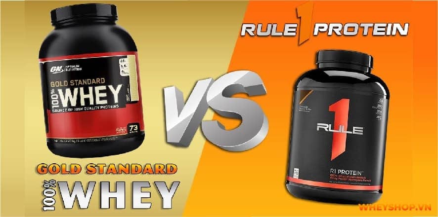 Rule 1 vs Gold Standard đều được coi là sản phẩm tốt nhất mọi thời đại, tuy nhiên nhiều người vẫn phân vân lựa chọn. Cùng WheyShop đánh giá và lựa chọn tốt nhất .