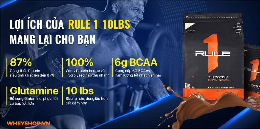Rule 1 vs Gold Standard đều được coi là sản phẩm tốt nhất mọi thời đại, tuy nhiên nhiều người vẫn phân vân lựa chọn. Cùng WheyShop đánh giá và lựa chọn tốt nhất .