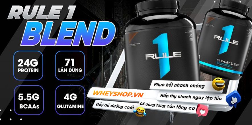 Nếu bạn đang băn khoăn Rule 1 Whey Blend và Rule 1 Protein loại nào tốt hơn thì hãy cùng WheyShop so sánh qua bài viết...