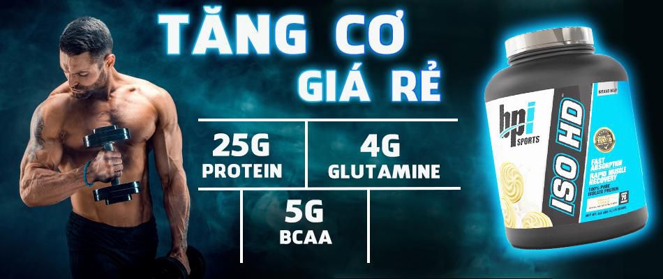 danh gia whey bpi iso hd whey protein la gi