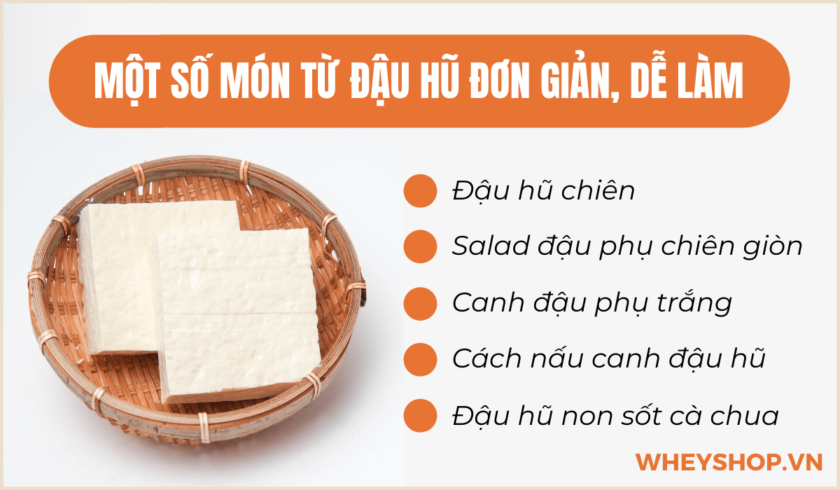 Nếu bạn đang băn khoăn đậu hũ chiên bao nhiêu calo thì bài viết này, WheyShop sẽ cùng bạn tìm hiểu giải đáp 100g đậu rán bao nhiêu calo...