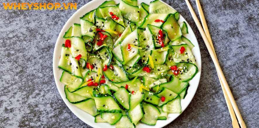 Dưa chuột bao nhiêu calo? Ăn dưa chuột giảm cân có tốt không? Thực đơn giảm cân với dưa chuột? Hãy cùng WheyShop tìm hiểu chi tiết qua bài viết..