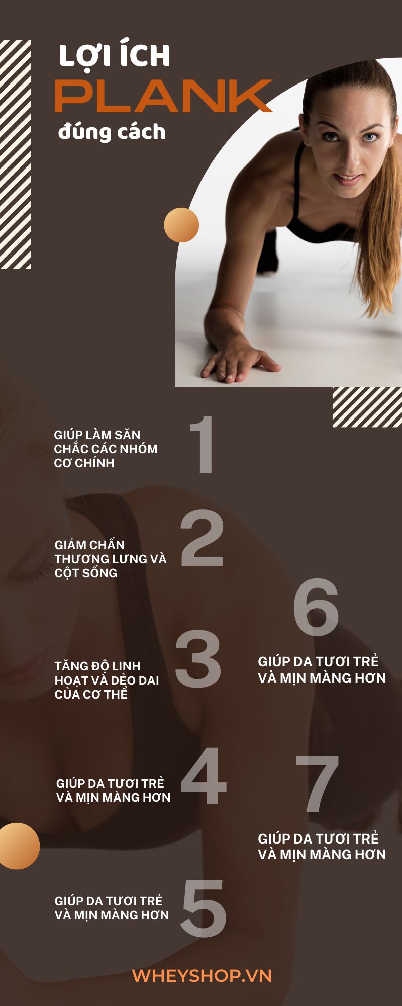 Planks từ lâu đã được xem như bài tập chuyên dụng cho vùng bụng với hiệu quả tăng sức bền cho cơ bụng, cơ bắp tay và cơ đùi, Planks ngày càng được phổ biến...