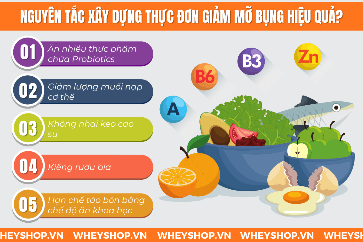 Nếu bạn đang băn khoăn tìm kiếm thực đơn giảm mỡ bụng trong 7 ngày thì hãy cùng WheyShop tham khảo chi tiết bài viết ngay sau...
