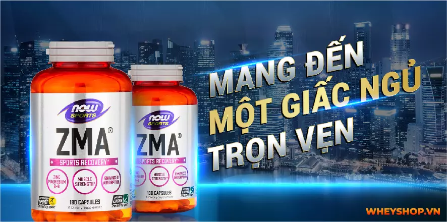 Now Sports ZMA là viên uống bổ sung vitamin và khoáng chất tăng cường sự phát triển và phục hồi cơ bắp. Cùng WheyShop review đánh giá Now Sports ZMA có tốt không...