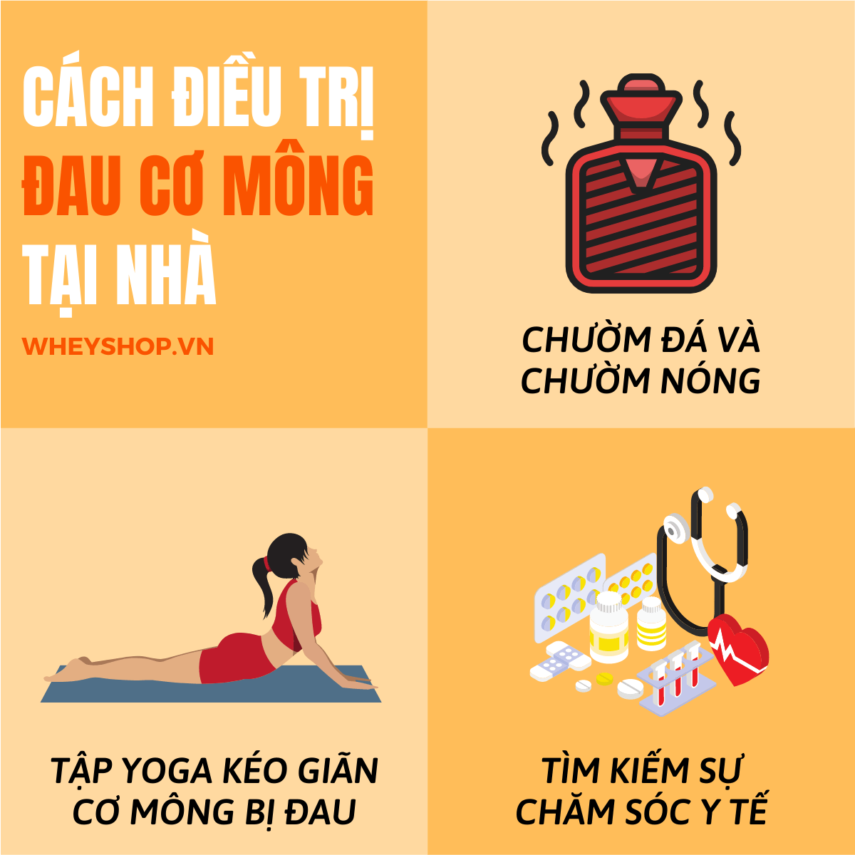 Hiện tượng đau cơ mông từ nhẹ đến nặng ở mông làm giảm sức mạnh của đôi chân và ảnh hưởng đến chất lượng cuộc sống của người bệnh. Nguyên nhân của cơn đau...