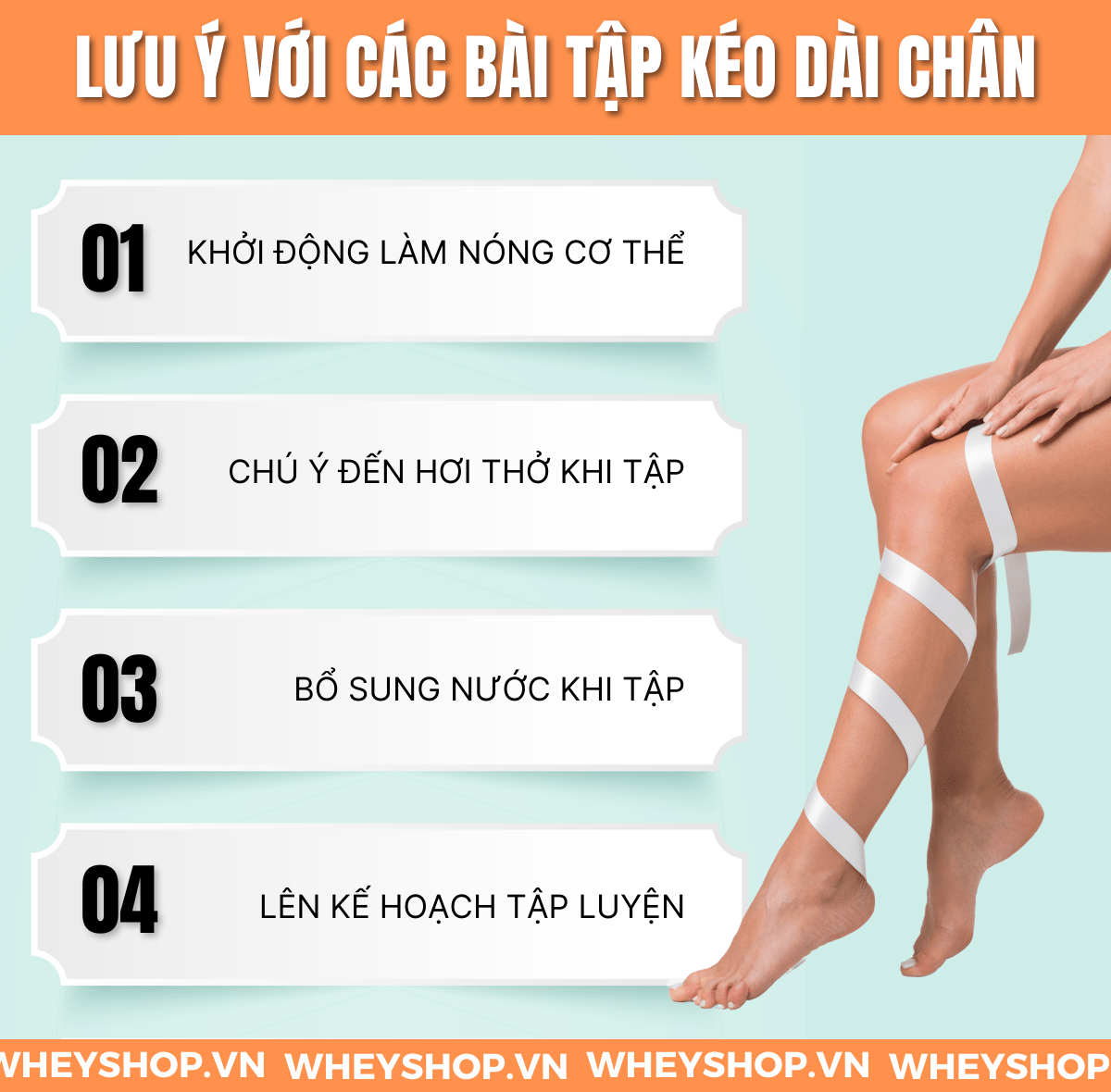 Nếu bạn đang tìm hiểu các bài tập kéo dài chân thì hãy cùng WheyShop tham khảo chi tiết bài viết hướng dẫn 10 bài tập kéo dài chân ...