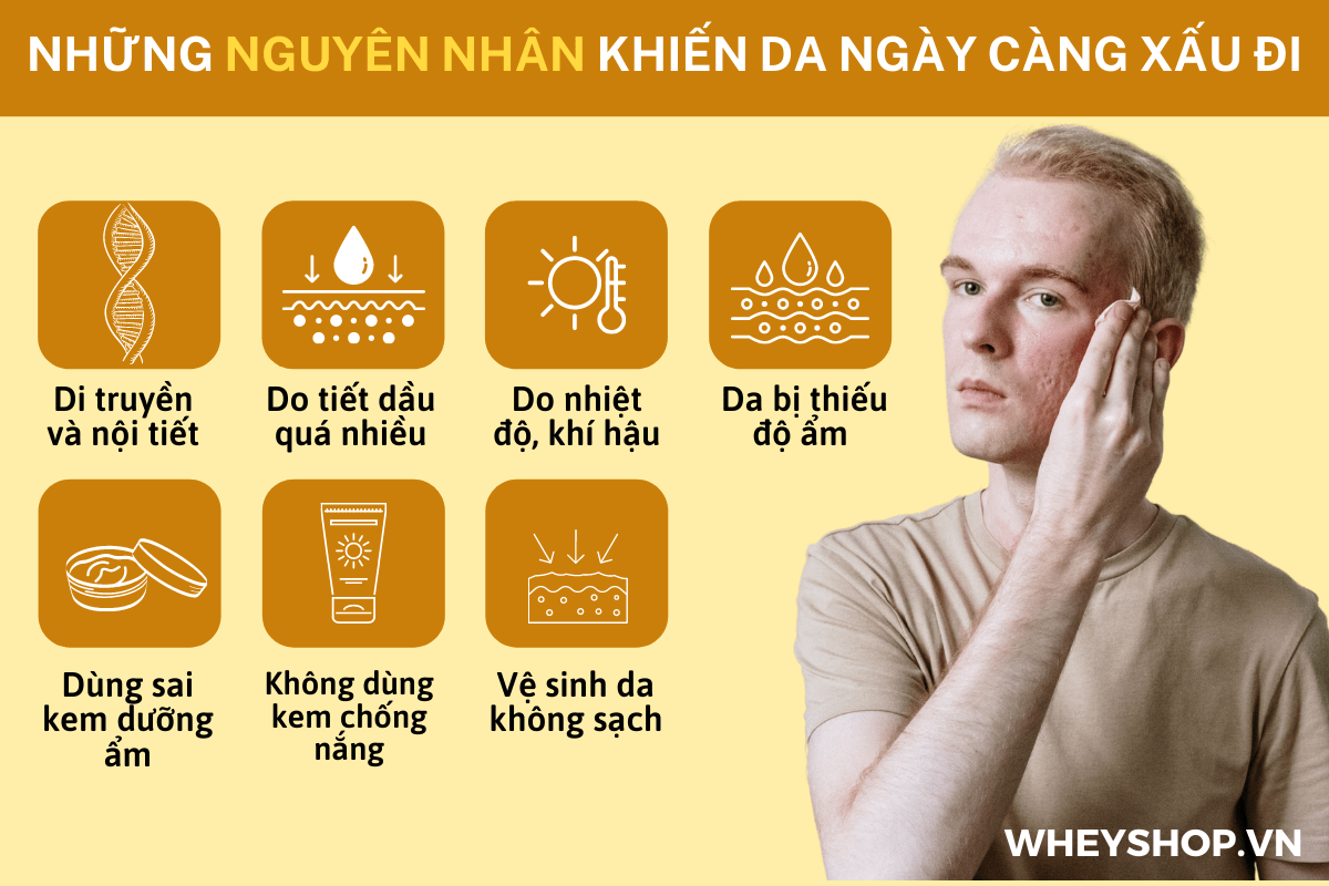 Chăm sóc da không chỉ là của riêng phụ nữ mà việc skincare cho nam cũng vô cùng quan trọng. Bài viết dưới đây WheyShop sẽ giới thiệu các bước skincare cho...