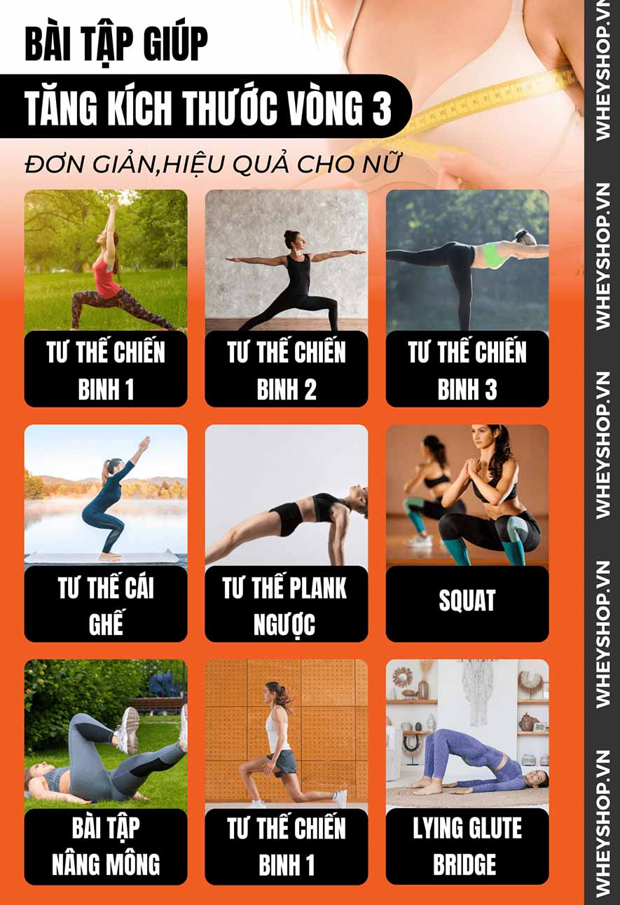 Sở hữu một vòng 3 săn chắc, căng tròn là mơ ước của rất nhiều chị em phụ nữ. Bài viết dưới đây WheyShop sẽ hướng dẫn các bạn cách tăng vòng 3 hiệu quả để cải...