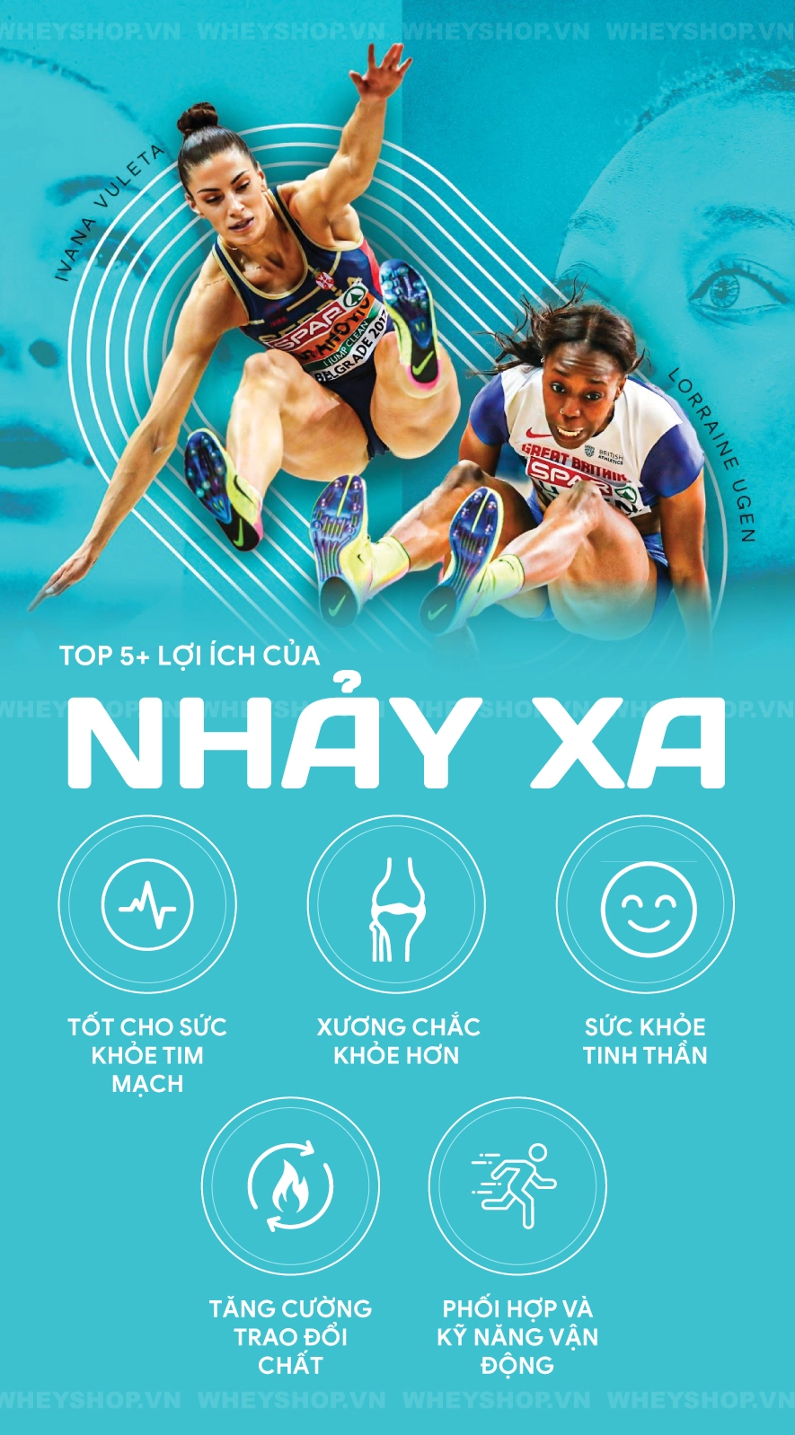 Các chuyên gia thể thao cho rằng một trong những môn thể thao tốt nhất và phổ biến nhất hiện nay là nhảy xa. Hãy cùng WheyShop tìm hiểu kỹ thuật nhảy xa đúng...