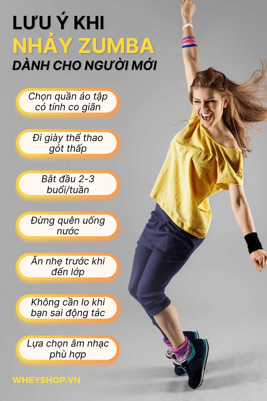 Zumba là một trong những điệu nhảy phổ biến nhất của Mỹ La-tinh. Nếu muốn học nhảy Zumba cơ bản, bạn có thể tự tập Zumba cơ bản tại nhà hoặc đến các phòng...