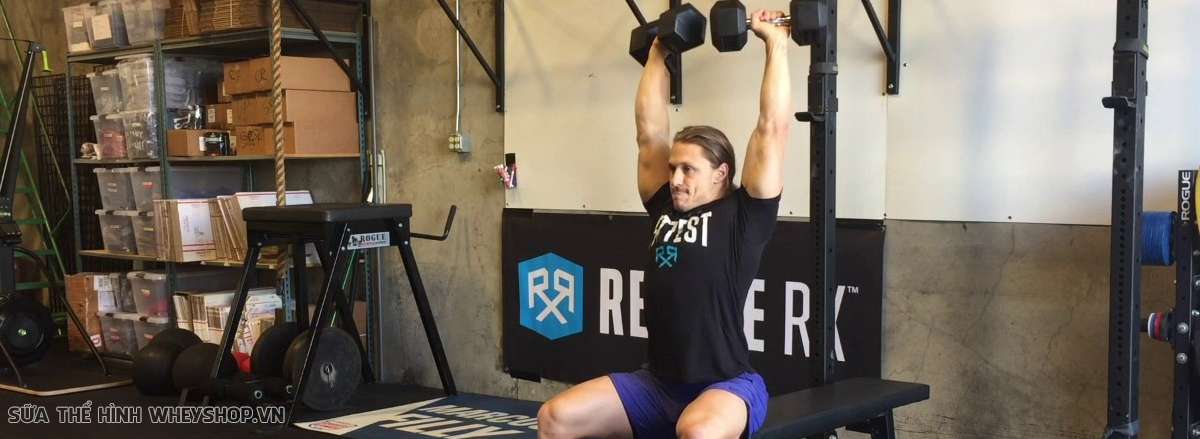 huong dan tap Overhead Press chinh xac nhat Seated Press