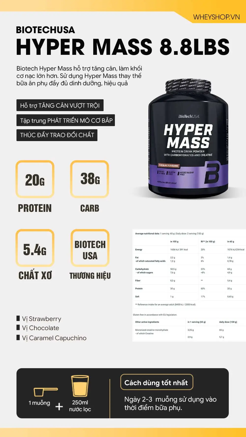 Biotech Hyper Mass 8.8Lbs (4kg) 7 hyper mass