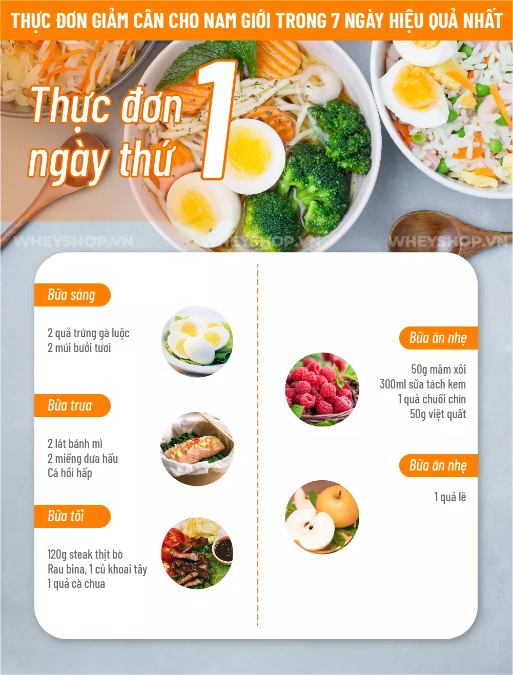 Hiện nay, số người là nam giới mắc bệnh béo phì đang ngày càng tăng cao. Vì vậy, xây dựng một thực đơn giảm cân cho nam giới là phương pháp an toàn và hiệu...