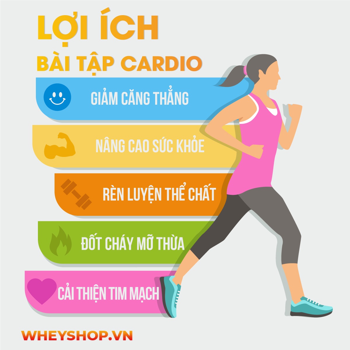 Tham khảo ngay 10 Bài tập Cardio tại nhà cho nữ đơn giản, hiệu quả, hỗ trợ đốt cháy calories giảm cân nhanh chóng lấy lại vóc dáng hiệu quả.