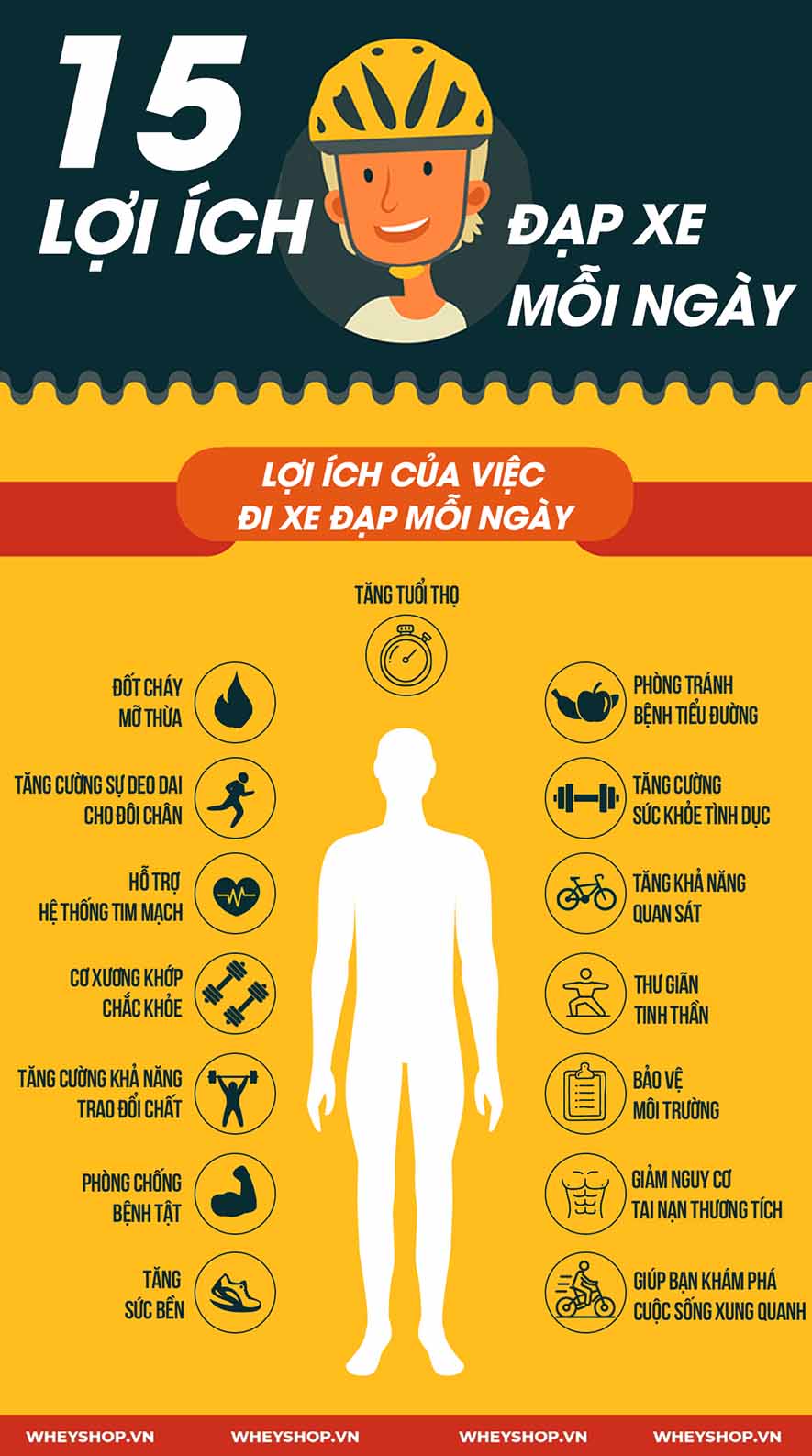 Đi xe đạp có vẻ rất đơn giản và quen thuộc. Tuy nhiên bạn sẽ muốn đi xe đạp nhiều hơn nếu biết về 15 lợi ích tuyệt vời từ việc đạp xe đạp mỗi ngày