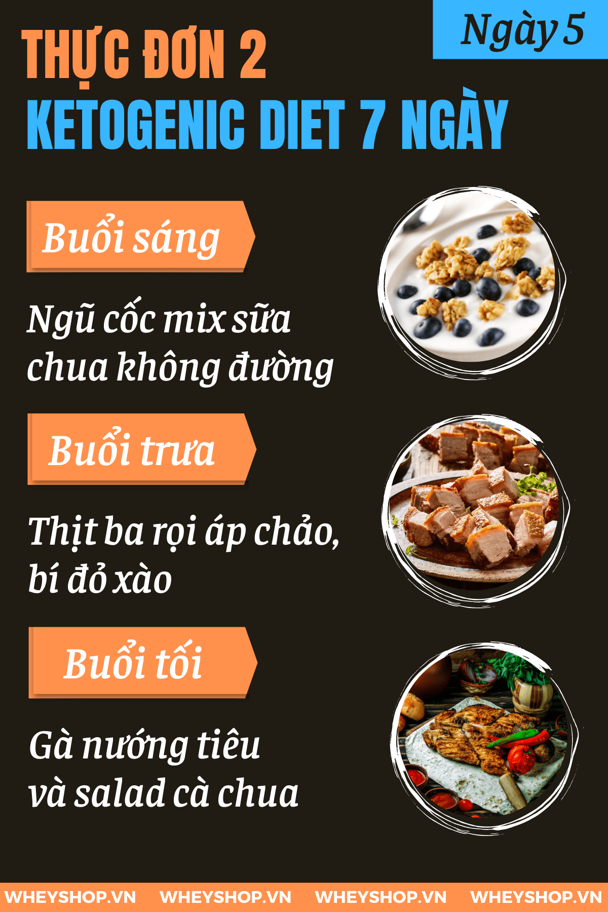 Ketogenic Diet là gì? Nếu bạn đang băn khoăn tìm hiểu thực đơn giảm cân Ketogenic Diet thì hãy cùng WheyShop tham khảo bài viết...