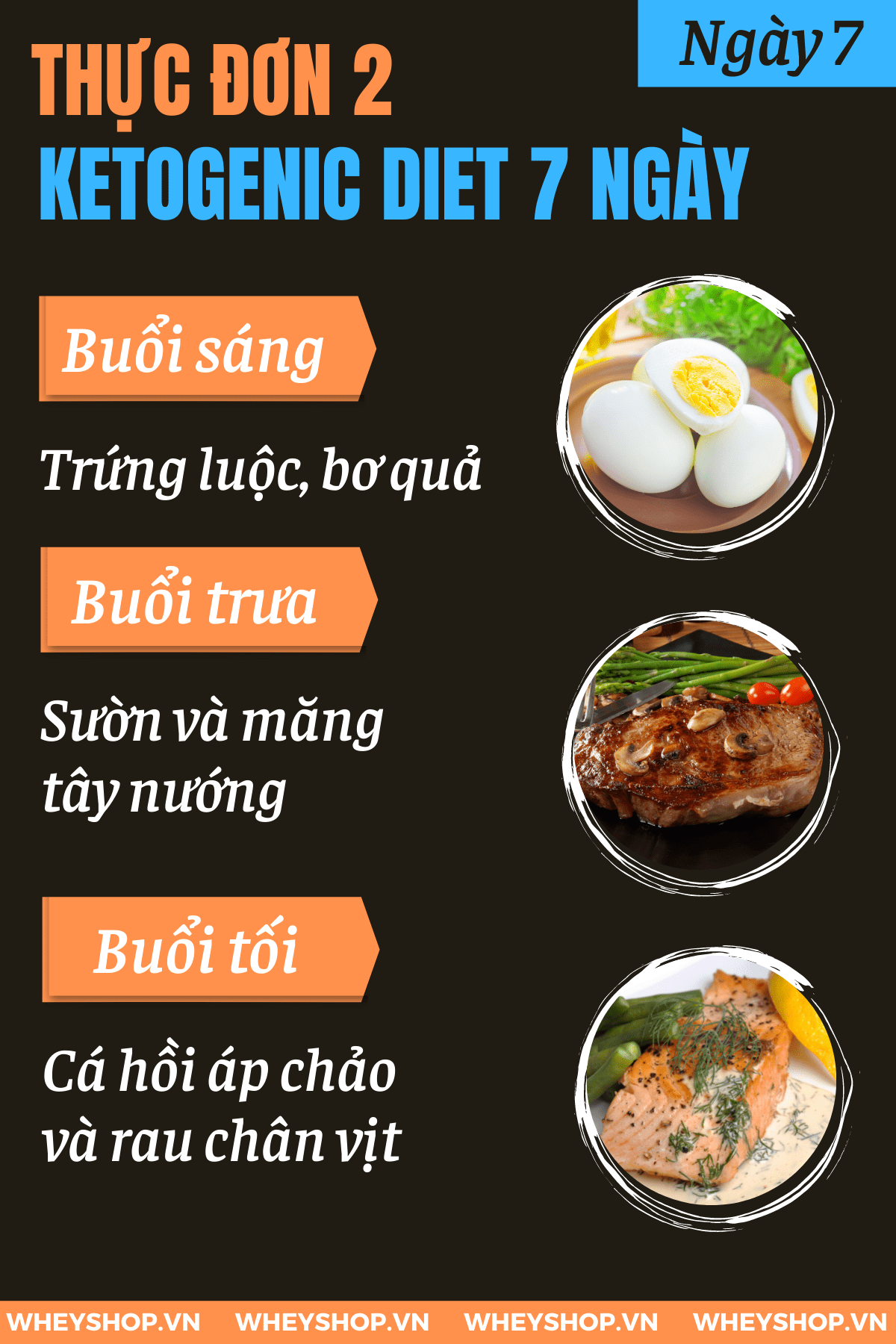Ketogenic Diet là gì? Nếu bạn đang băn khoăn tìm hiểu thực đơn giảm cân Ketogenic Diet thì hãy cùng WheyShop tham khảo bài viết...