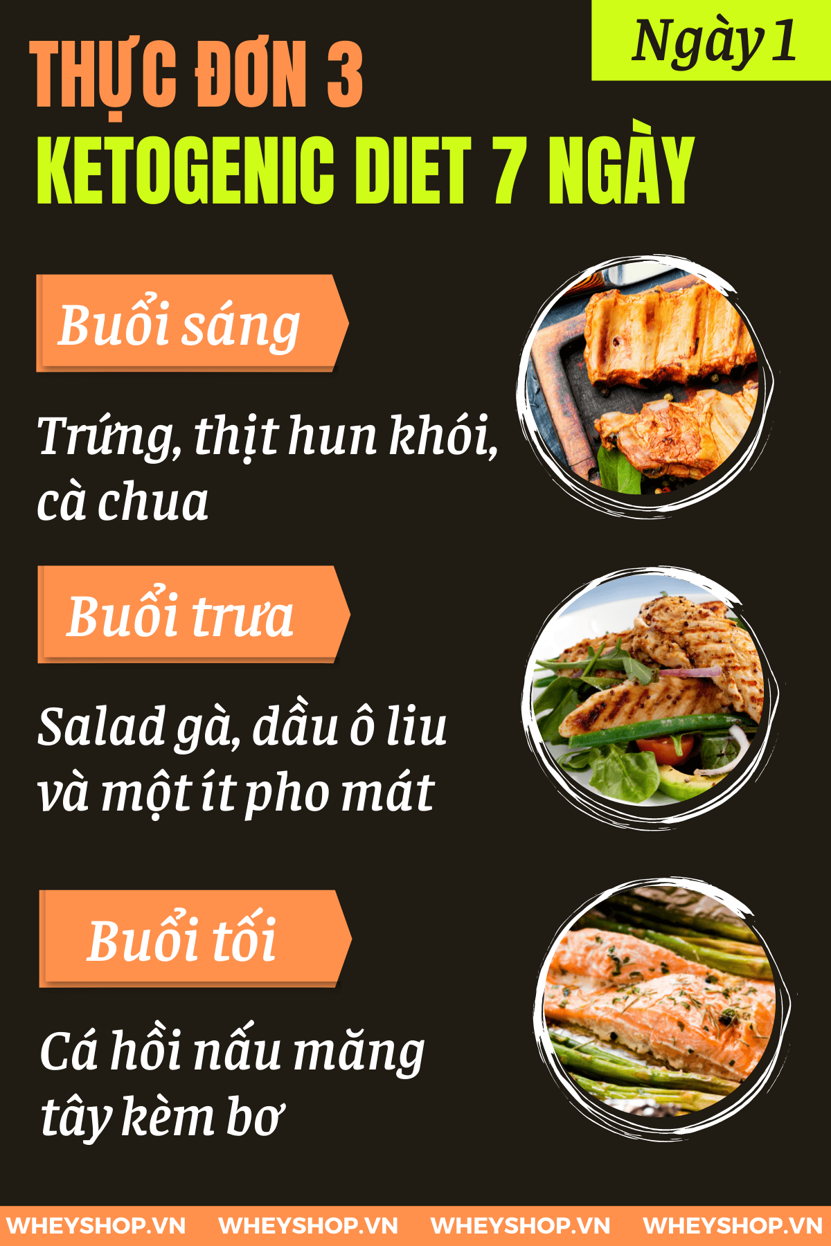 Ketogenic Diet là gì? Nếu bạn đang băn khoăn tìm hiểu thực đơn giảm cân Ketogenic Diet thì hãy cùng WheyShop tham khảo bài viết...