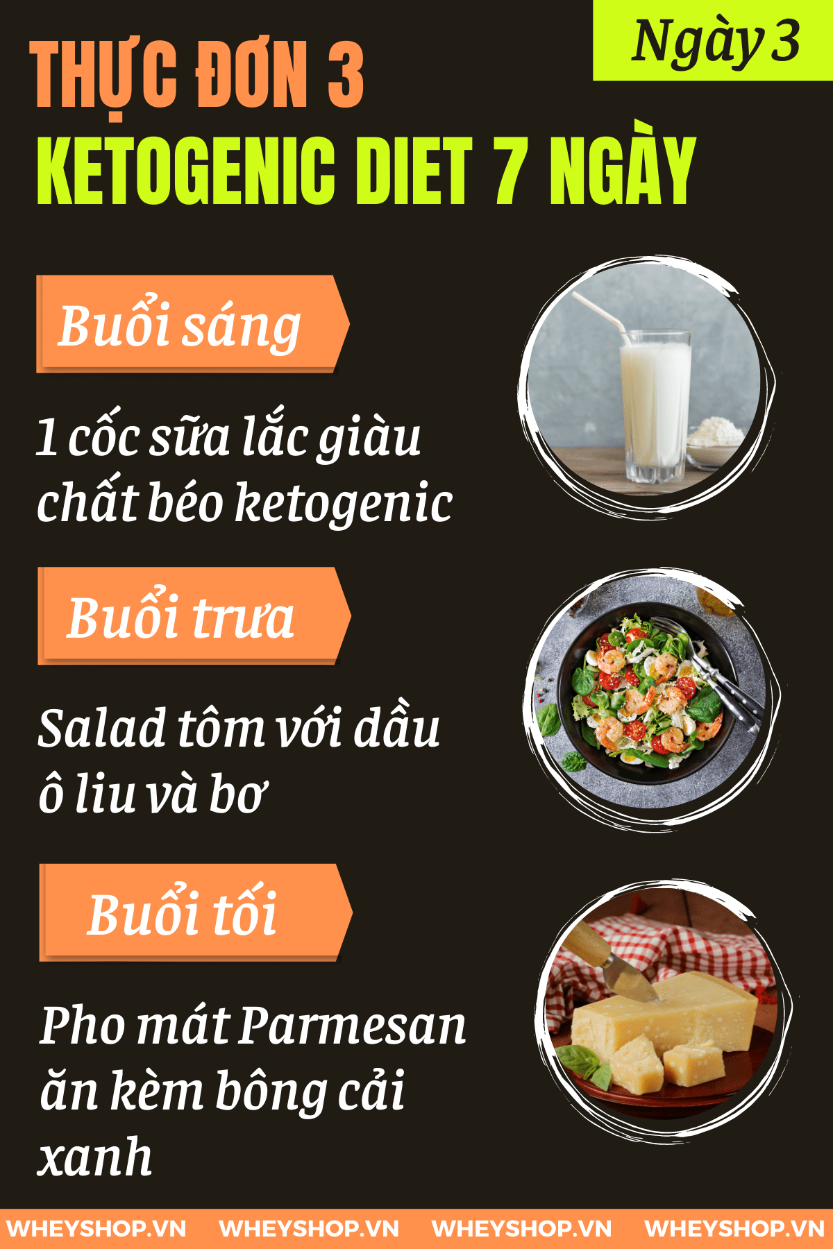 Ketogenic Diet là gì? Nếu bạn đang băn khoăn tìm hiểu thực đơn giảm cân Ketogenic Diet thì hãy cùng WheyShop tham khảo bài viết...
