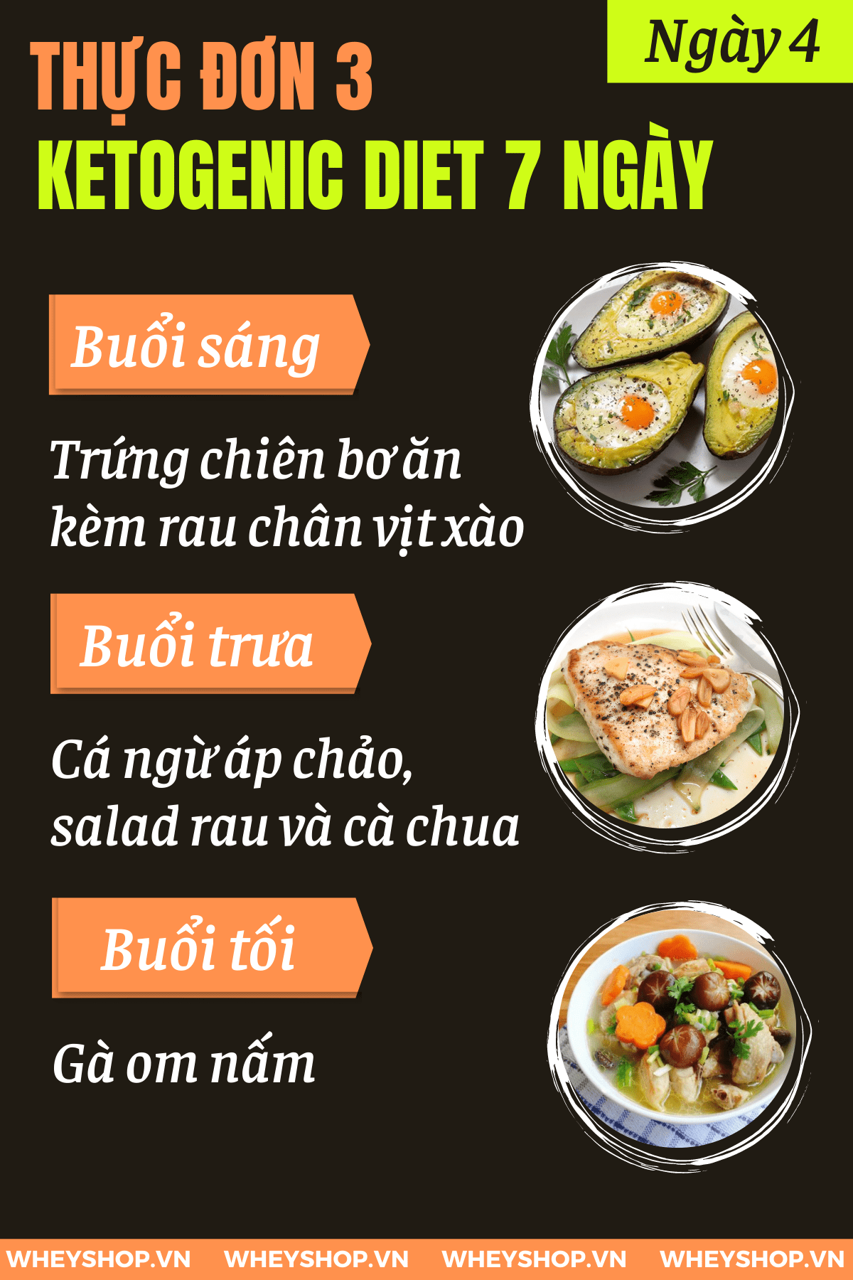 Ketogenic Diet là gì? Nếu bạn đang băn khoăn tìm hiểu thực đơn giảm cân Ketogenic Diet thì hãy cùng WheyShop tham khảo bài viết...