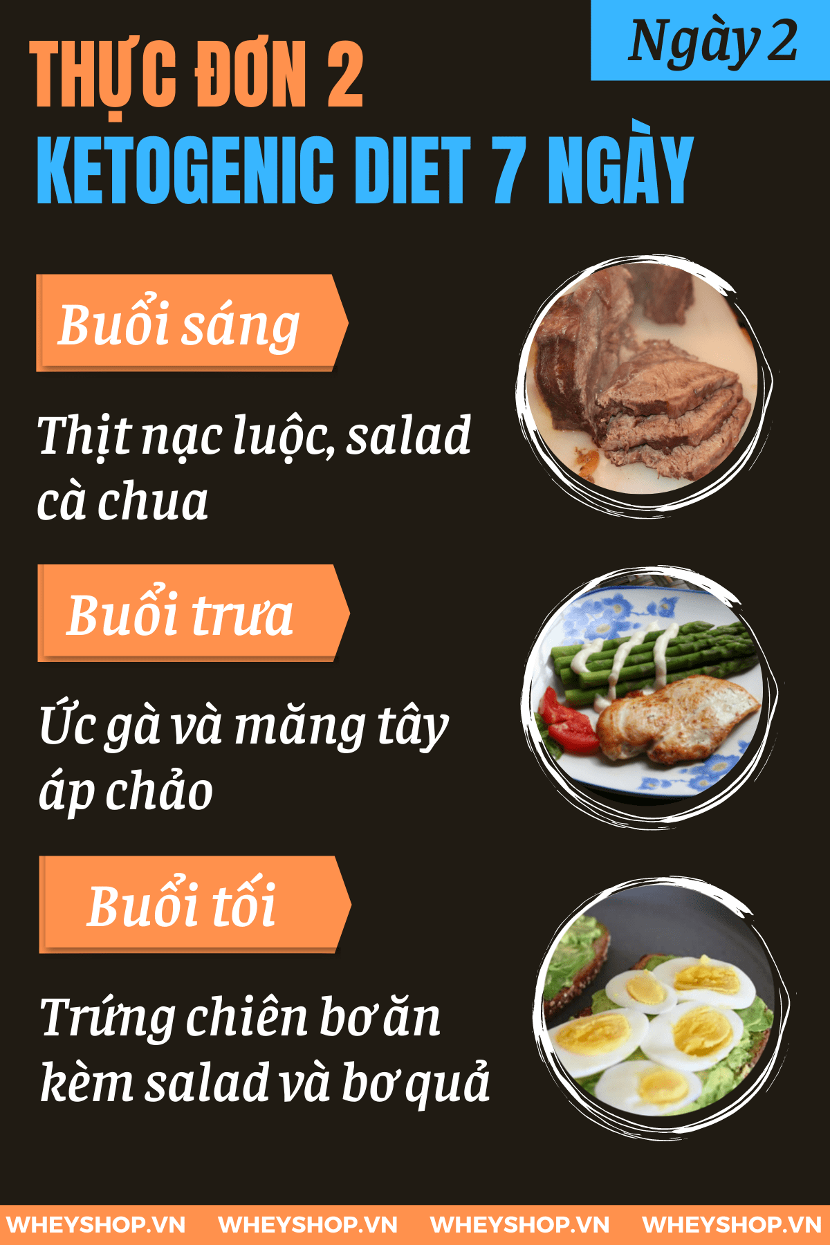 Ketogenic Diet là gì? Nếu bạn đang băn khoăn tìm hiểu thực đơn giảm cân Ketogenic Diet thì hãy cùng WheyShop tham khảo bài viết...