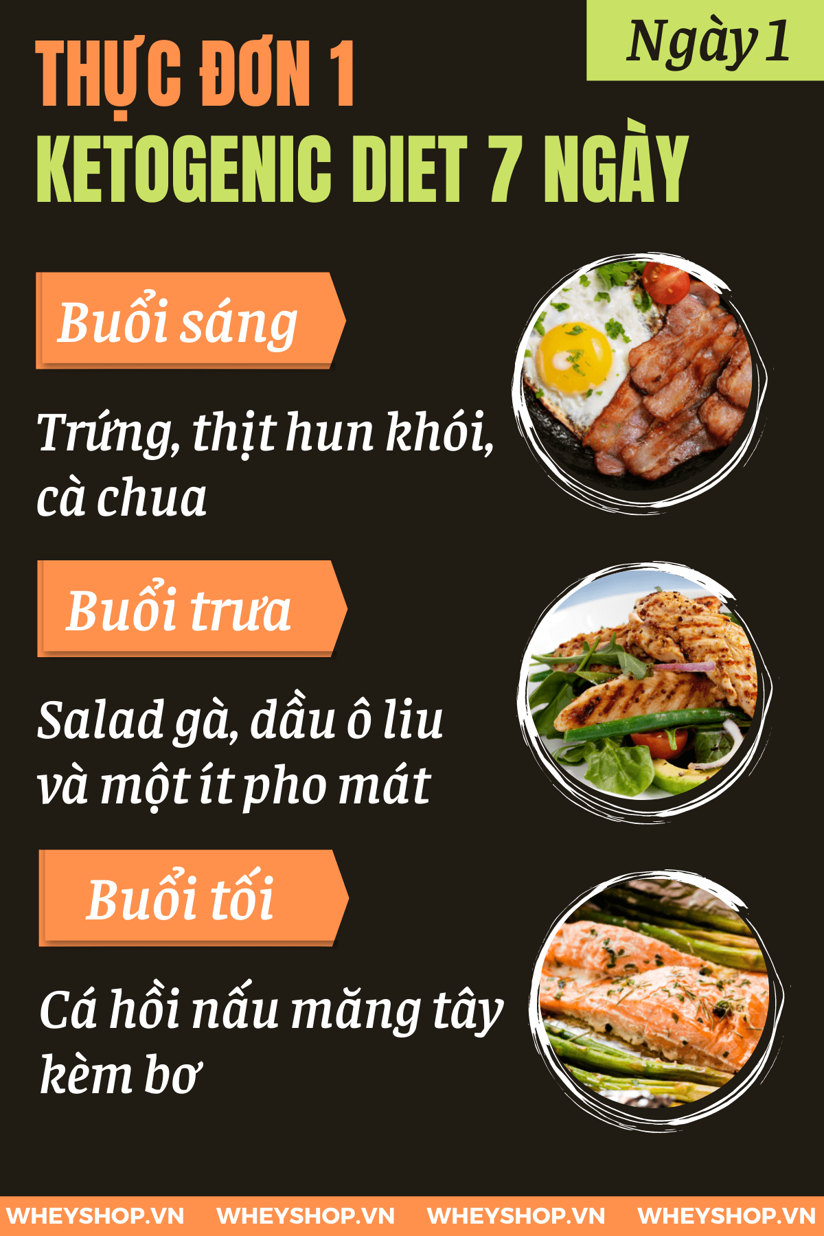Ketogenic Diet là gì? Nếu bạn đang băn khoăn tìm hiểu thực đơn giảm cân Ketogenic Diet thì hãy cùng WheyShop tham khảo bài viết...
